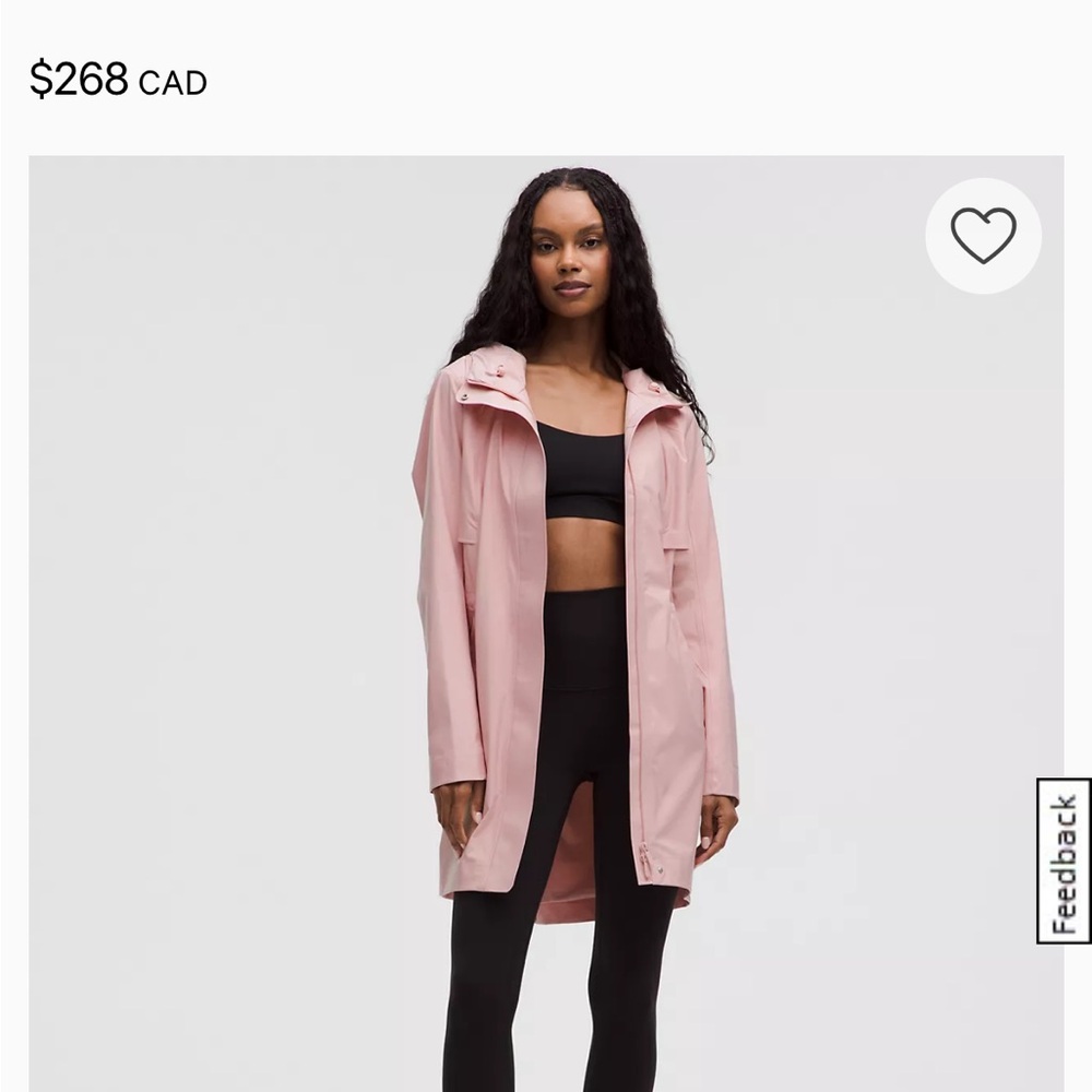 Lululemon rain rebel jacket 8